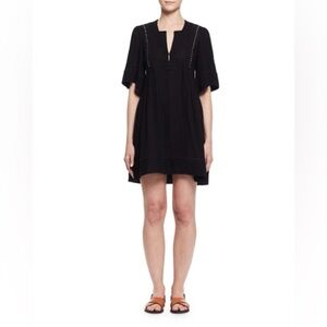 ISABEL MARANT Etoile Anabel Studded Cotton Kaftan Dress‎ Size 38